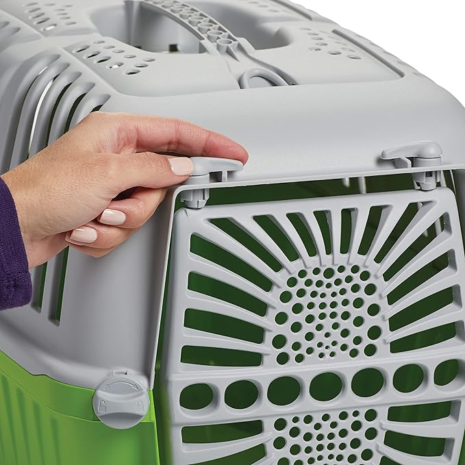 MidWest Spree Travel Pet Carrier | Hard-Sided Pet Kennel Ideal for "XS" Dog Breeds, Small Cats & Small Animals | Dog Carrier Measures 22.3L x 14.2 W x 15H - Inches| Great for Short Trips to the Vet