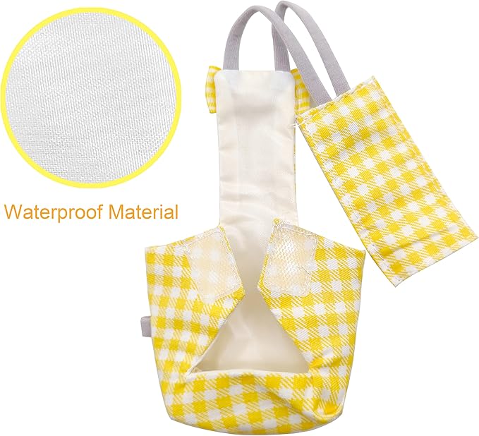 Bird Diaper Harness Flight Suit Clothes with 80 Inch Flying Leash Rope for Parrots Conure Cockatiel Pet Birds Weight 80-105 Grams，3 Pieces Including Three leashes and Three Cotton Pads
