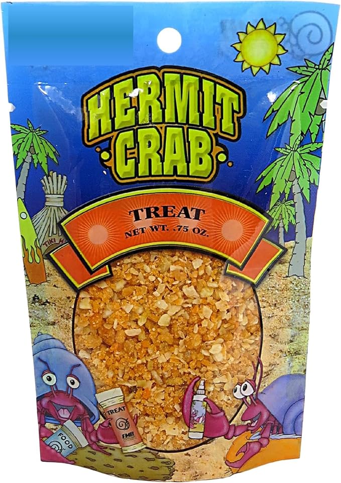 Needzo Hermit Crab Supplies Bulk All Natural Treats, Habitat Necessities for Pet Crabs, Keep Your Pets Healthy, 0.75 Ounces, Pack of 3