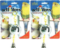 JW Pet Company Activitoy Disco Ball Small Bird Toy, Colors Vary (Pack of 2)