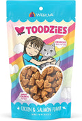 Weruva BFF Toodzies, Chicken and Salmon Crunchy Cat Treats, 2oz Bag