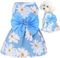 choyaxo Floral Dog Dress Cute Dog Skirt Pet Dress Summer Pet Clothes for Puppy Small Cats