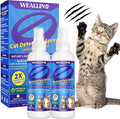 Keep Away Cat Deterrent Spray-2 Pack(8.12 Oz), Natural Cat Repellent Spray Safe Indoor & Outdoor Deterrent for Furniture Protection, Effective Anti-Scratch Training Aid