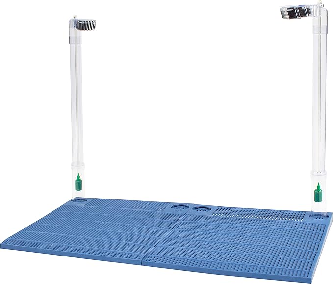 Penn-Plax Undergravel Aquarium Filter for 15-20 (high) Gallon Tanks – Two 11.2” x 11.25” Plates – Under Gravel System for Clear, Clean Water – Safe for Freshwater and Saltwater Tanks