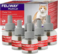FELIWAY® MultiCat 6 x 30 Day Cat Calming Refills for Pheromone Diffuser, 6 x 48ml Value Pack- Helps Reduce Conflicts and Signs of Tension in Multi-Cat Households