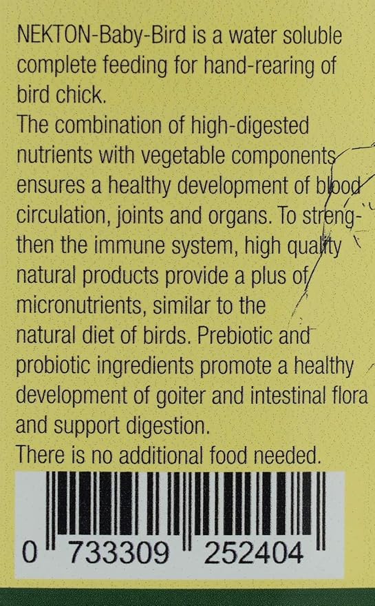 Nekton-Baby-Bird Handfeeding Formula For Birds 500g (17.6oz)