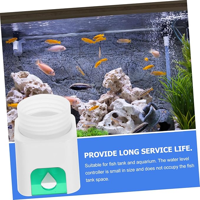 3pcs Fish Tank Automatic Water Level Controller Accurate Water Refill Tool for Aquariums Design for Easy Installation Quiet and Space-Saving Gem Green