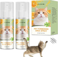 Cat Deterrent Spray 2 Pack- Natural Cat Spray Deterrent for Urine Marking & Scratching - Eco Friendly, Safe to Use Around Children, Pets, Furniture and Fabric, Works Indoor & Outdoor（2X100ml)2