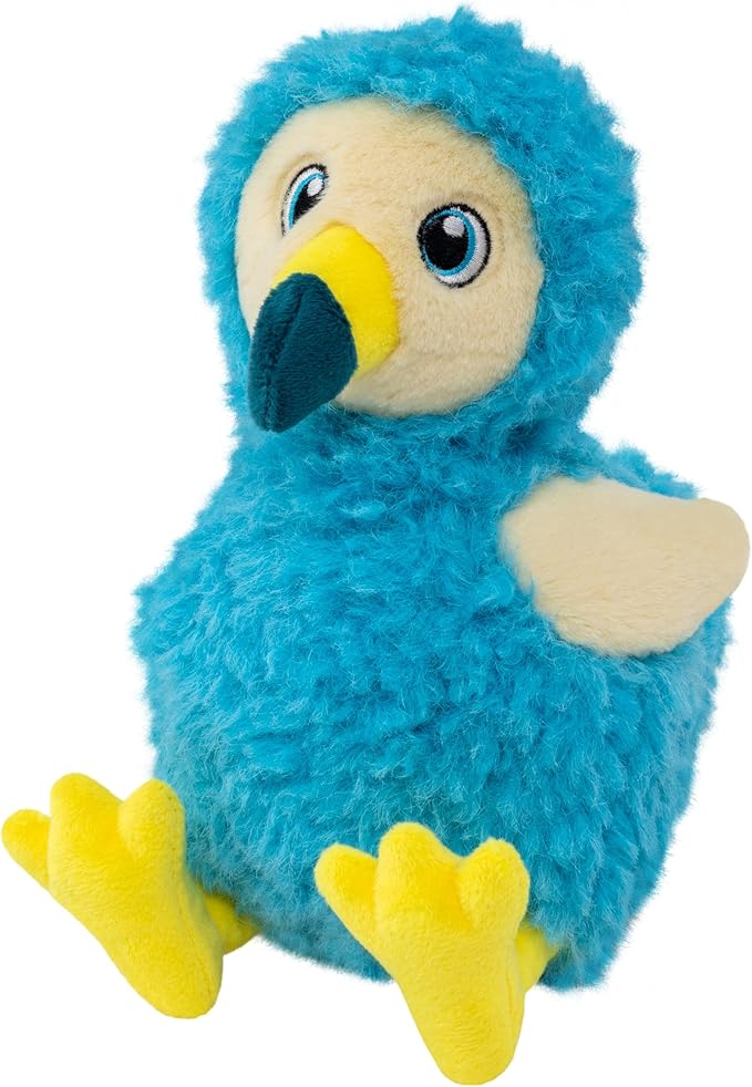 KONG Toughz Durable Plush Dog Toy - Long-Lasting Soft Chew Toy for Aggressive Chewers, Safe & Interactive for Dogs (Dodo)
