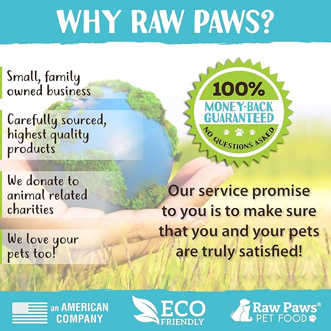 Raw Paws Dematting Comb - 1 ct, Long Blades & Safety Edges, For Cats and Dogs - Removes Mats, Tangles & Knots