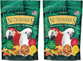 LAFEBER'S Tropical Fruit Nutri-Berries Pet Bird Food, Made with Non-GMO and Human-Grade Ingredients, for Macaws (10 Ounce Pack of 2)
