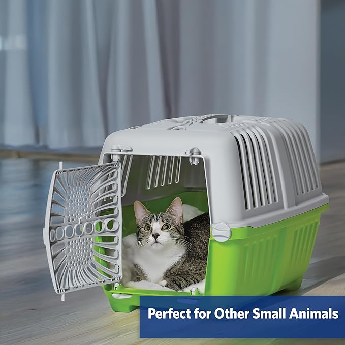 MidWest Spree Travel Pet Carrier | Hard-Sided Pet Kennel Ideal for "XS" Dog Breeds, Small Cats & Small Animals | Dog Carrier Measures 22.3L x 14.2 W x 15H - Inches| Great for Short Trips to the Vet