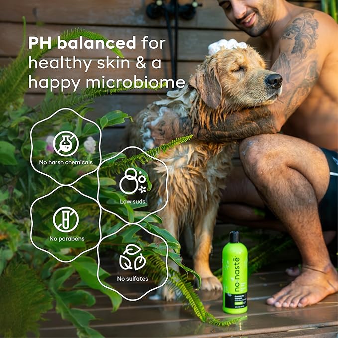 Nonaste Aloe Glow Premium Dog Shampoo (16 Oz, Pack of 1) – Deep-Clean & Odor-Neutralizing Dog Wash with USDA Certified Organic Aloe & Oatmeal | for Sensitive Skin, Soft Shiny Coat, Light Fresh Scent