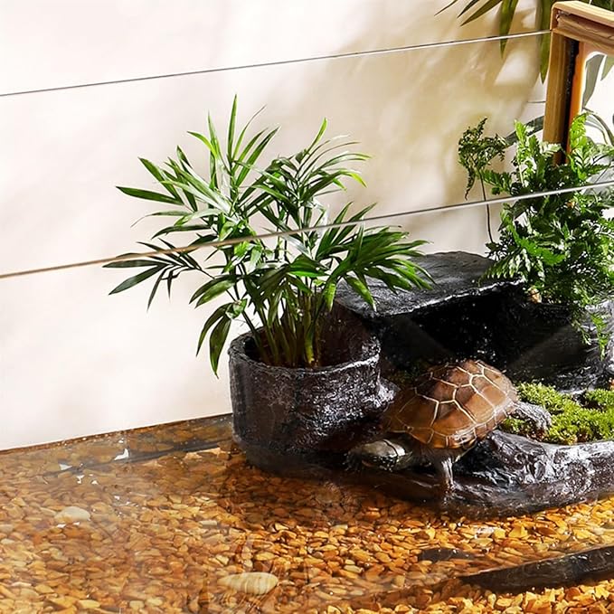 fish tank fish tank with wood grain frame rectangular glass fish tank special eco-friendly feeding box large aquarium turtle tank transparent jars