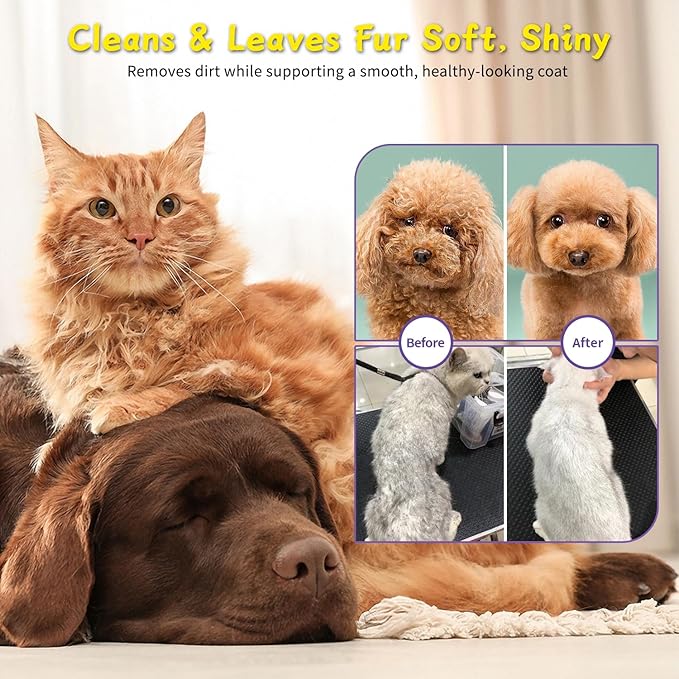 Pet Wipes, Cleaning Glove Wipes for Dogs & Cats Hypoallergenic, Lick-Safe, Full-Body Grooming & Deodorizing Wipes for Daily Care, Home & Outdoor Use (20 Counts)