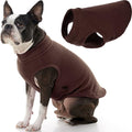 Gooby Stretch Fleece Vest Dog Sweater - Brown, 2X-Large - Warm Pullover Super Stretchy Fleece Dog Jacket for Small to Large Dogs