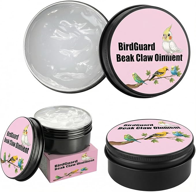 RONDURE Bird Beak Oil & Feet Repair Ointment – Soothing Care for Cracked Beaks, Rough Claws & Dry Skin, Ideal for Parrots, Budgies & Cockatiels