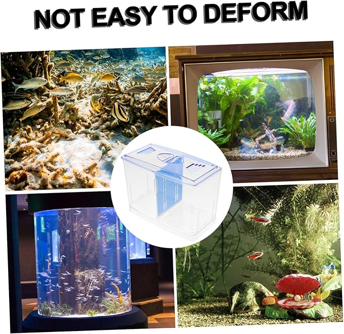 SUPVOX Floating Fish Isolation Box Aquarium Breeder Box for Fish Tank Breeding Isolator Temperature Regulation and Oxygen