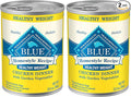 Blue Buffalo Homestyle Recipe Natural Adult Healthy Weight Wet Dog Food, Chicken 12.5-oz can, 12 Count (Pack of 2)