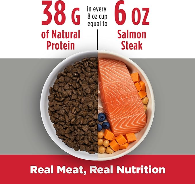 Nulo FreeStyle Small Breed Dog Food Dry - Salmon & Lentils, Puppy & Adult Grain Free Dog Food, Natural, High Protein, Smaller Sized Kibble with BC30 Probiotic for Healthy Digestion Support, 14lb