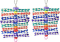 Bonka Bird Toys 1243 2pk Foamy Delight Shredding Colorful Parrot Parrotlet Quaker Cockatoo Budgie