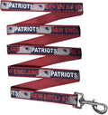 Pets First NFL Licensed New England Patriots Pet Leash, Size Medium – Durable Satin Dog & Cat Walking Strap and Pet Tether with Embroidered Team Name & Logo