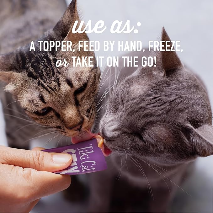 Tiki Cat Stix Wet Treats, Grain Free Lickable Smooth Mousse Blend in Creamy Gravy, Variety Pack 6 Stix 1 Pouch