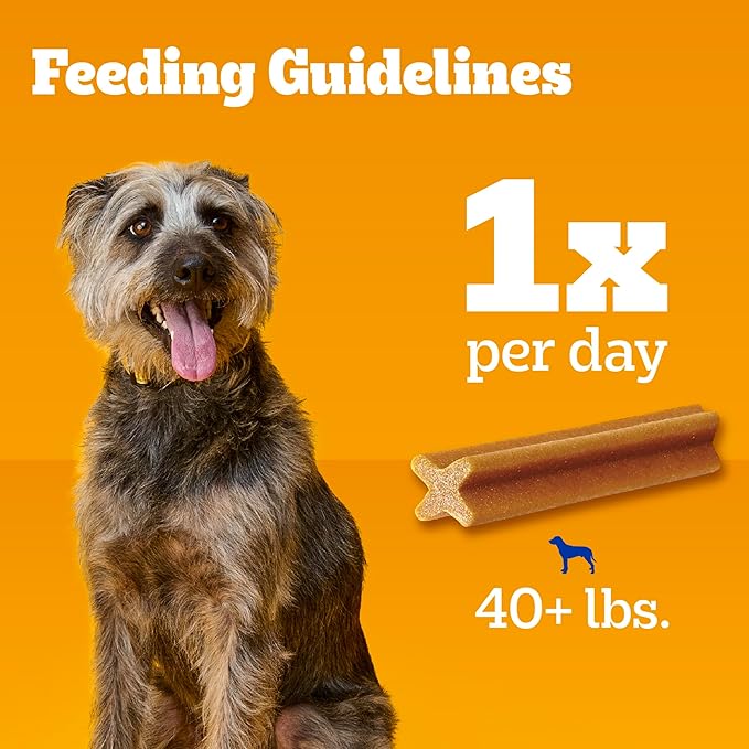 Pedigree Dentastix Large Dog Treats, Original, Beef & Fresh, 2.73 lb. Variety Pack (51 Treats Total)