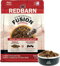 Redbarn Powerfood Fusion Air Dried Kibble Blend – Grain Free Land Beef Lamb Recipe – Made in USA Adult Dry Dog Food with Superfoods, Prebiotics, Postbiotics - 3.5lb Bag