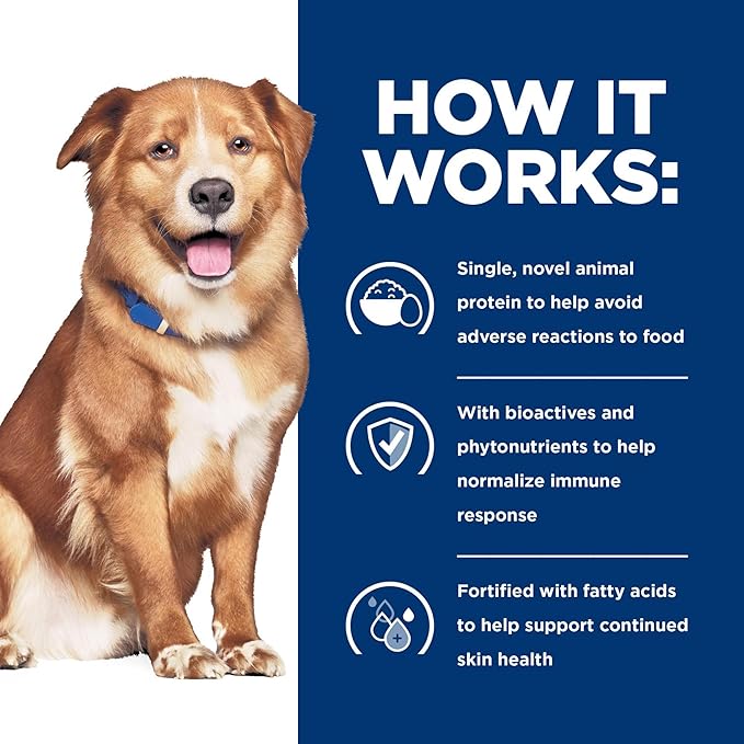 Hill's Prescription Diet Derm Complete Skin & Food Sensitivities Dry Dog Food, Veterinary Diet, 14.3 lb. Bag