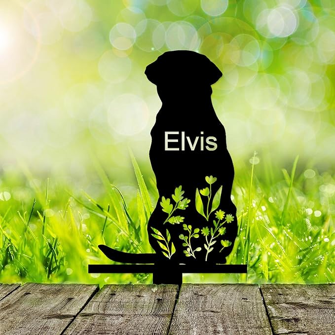Personalized Dog Memorial Stake, Dog Grave Marker, in Memorial of Dog, Dog Loss Gift, Dog Name Sign Pet Sympathy Gift