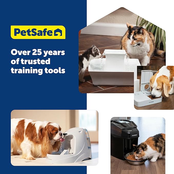 PetSafe Drinkwell Platinum Dog and Cat Water Fountain, Automatic Drinking Fountain for Pets, 168 Ounce,Grey