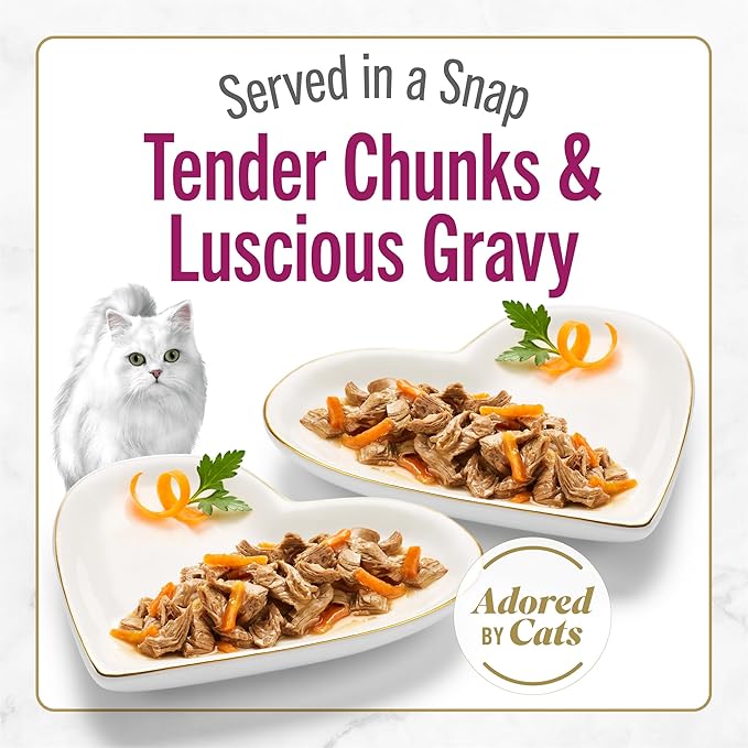 Purina Fancy Feast Petites Tender Beef Entree With Carrots in Gravy Gourmet Wet Cat Food - (Pack of 12) 2.8 oz. Tubs