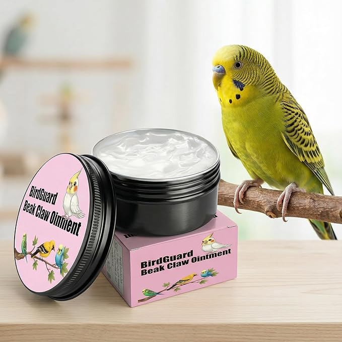 RONDURE Bird Beak Oil & Feet Repair Ointment – Soothing Care for Cracked Beaks, Rough Claws & Dry Skin, Ideal for Parrots, Budgies & Cockatiels