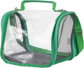 SUPVOX Portable Small Bird Travel Cage Carrier Lightweight Green Mesh Bag for Budgie Parrot Cockatiel Outdoor Picnic and Vacation Pet Transport