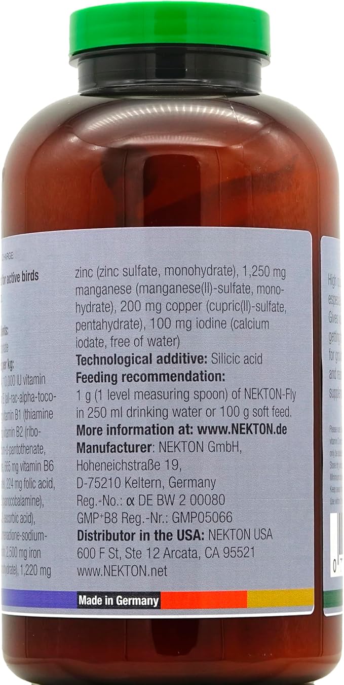 Nekton-Fly Supplement for Active Birds 600g, (21.16oz)