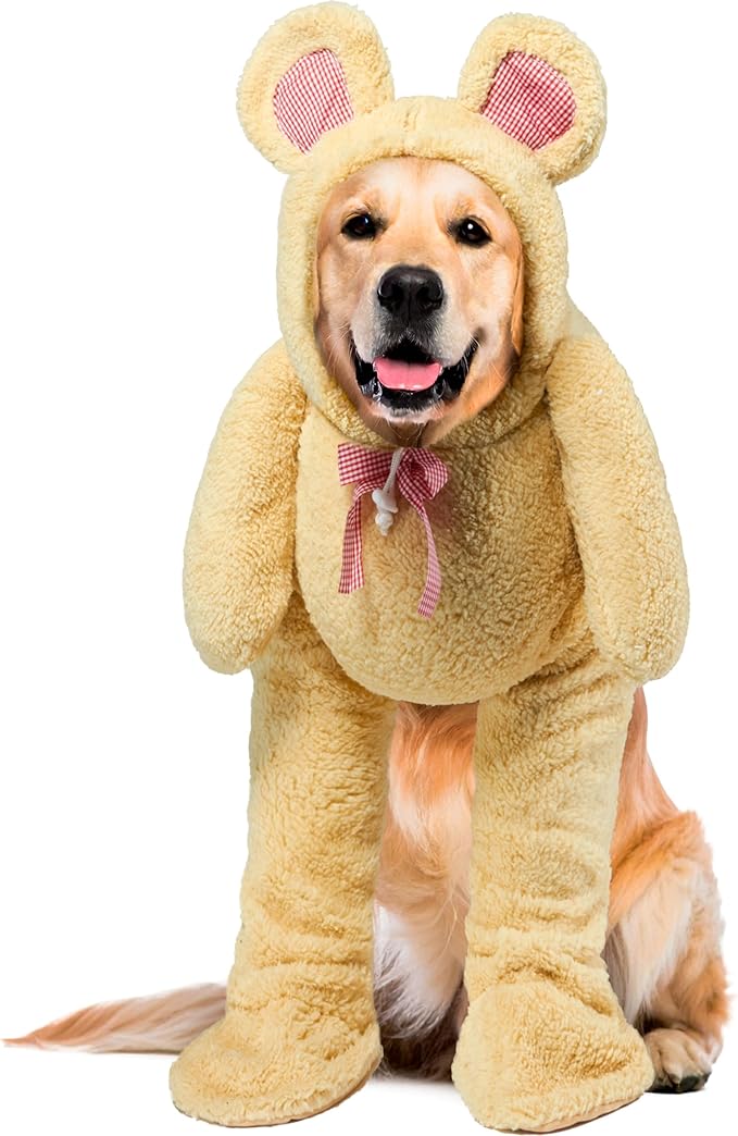 Rubies Walking Teddy Bear Pet Costume for Dogs or Cats, Large
