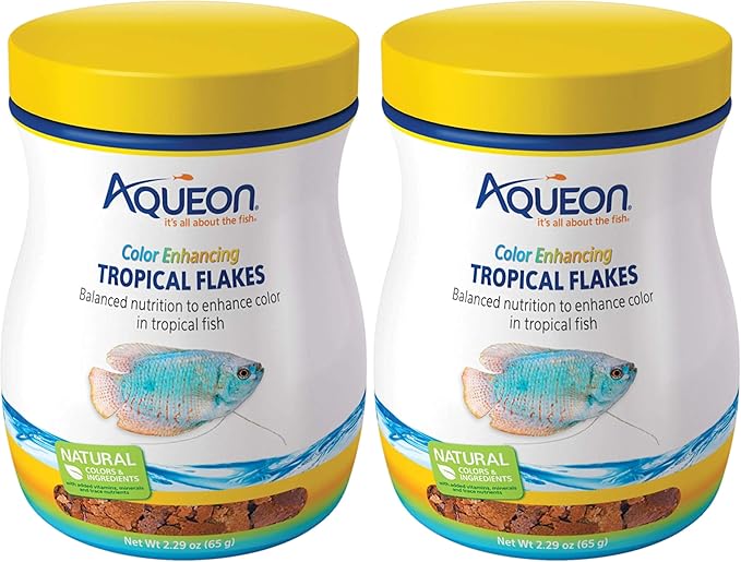 Aqueon Tropical Flakes Color Enhancing 2.29 Ounces Color (Pack of 2)
