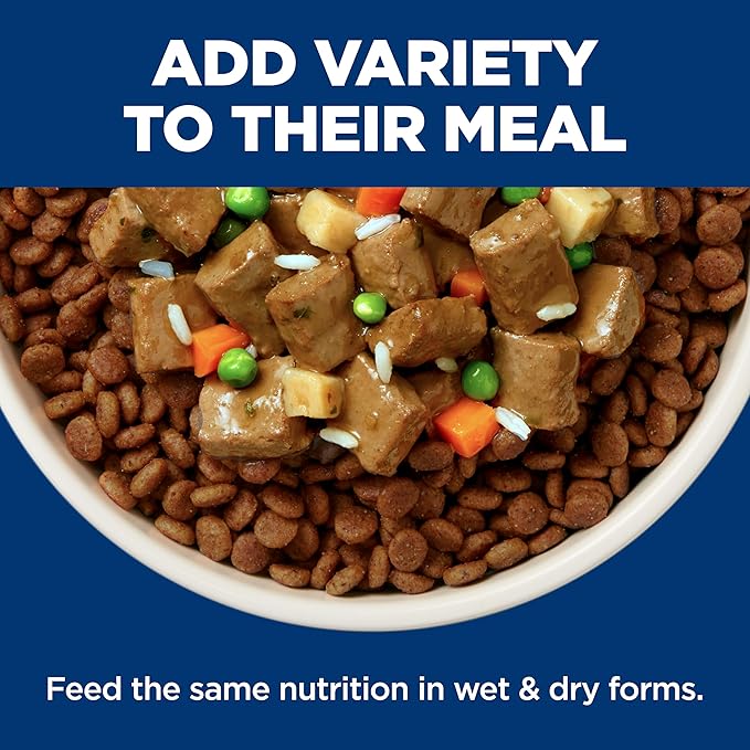Hill's Science Diet Adult 7+ Wet Dog Food, Turkey & Barley, 13 oz. Cans, 12-Pack