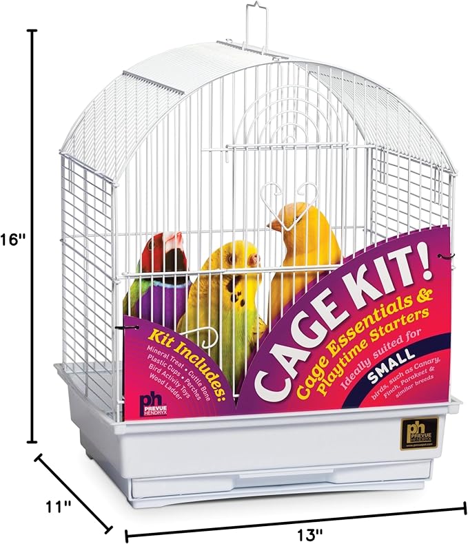 Prevue Pet Products 91102 Round Roof Bird Cage Kit