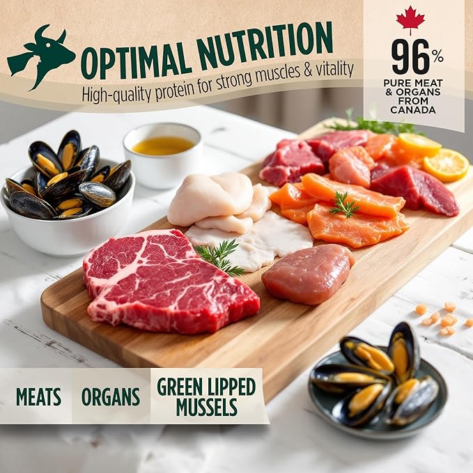 ZEAL Canada Air-Dried Salmon & Duck Recipe for Dogs - Superfood Omega-3 Rich, Dual-Protein, Grain Free, No Fillers, Complete Nutrition (Salmon & Duck, 5.5 lb)