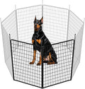 SunsGrove Dog Playpen Out Door with Wider Door, Heavy Duty 50 Inch 2 Panels Dog Pen, Anti Rust Dog Fence, Easy Insert into Soil, Pet Playpen for Yard RV Camping