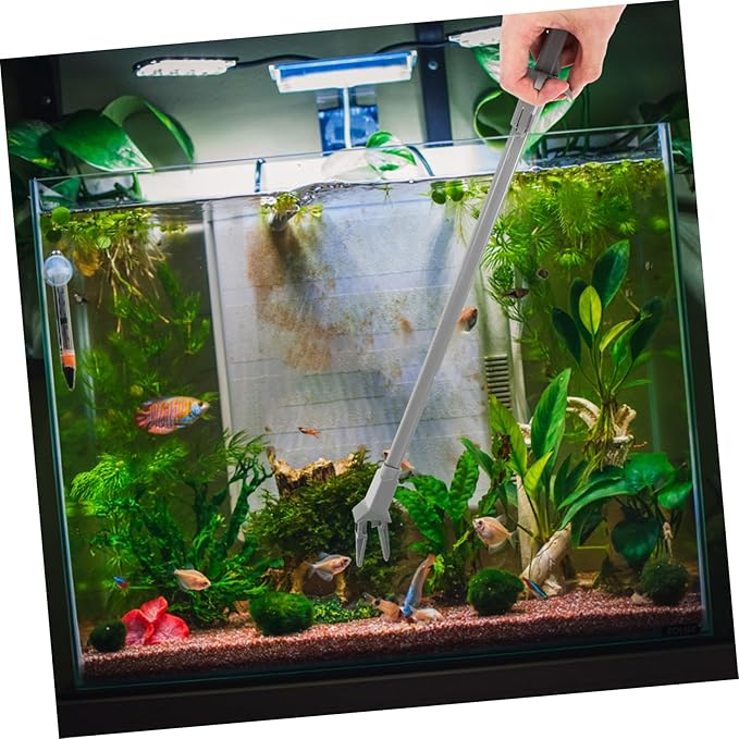 DOITOOL Aquatic Plant Tweezers Ergonomic Plastic Tongs for Easy Trimming Plant Removal Fish Tanks Resistant Design for Aquarists