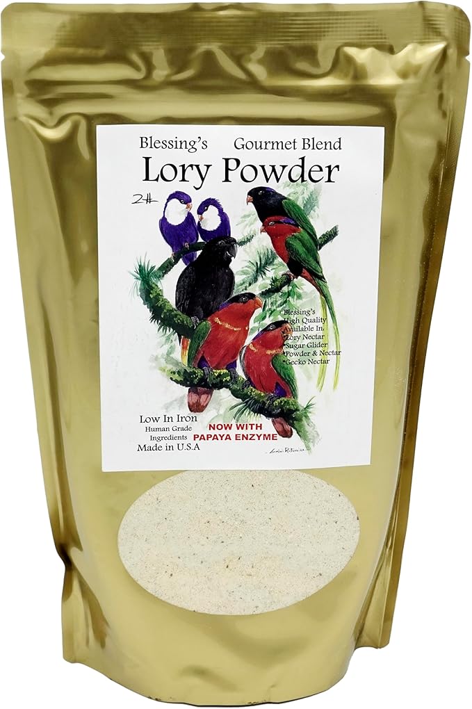 Blessings Gourmet Lory Powder Dry Lorikeet Food (2Lb)