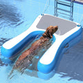 COZIWOW Dog Boat Ramp 60" L Extra Wide Dog Pool Ramp,Floating Water Ladder for Dogs Up to 220 lbs,Puncture-Resistant Surface Ideal for Pools,Lakes,Boats,Docks,with Non-Slip Pad