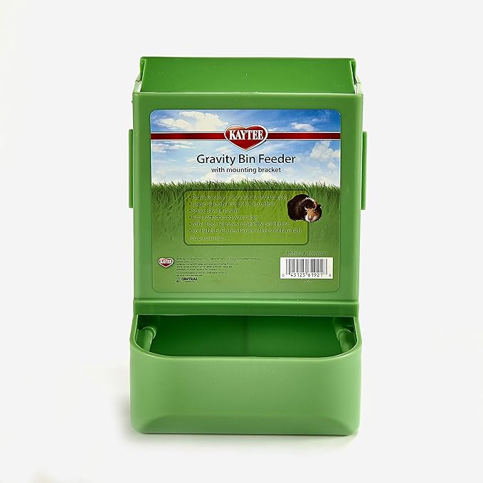 Kaytee Gravity Bin Feeder With Bracket Assorted