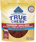 Blue Buffalo True Chews Premium Grillers Dog Treats, Made in the USA with Natural Ingredients, Steak, 30-oz. Bag