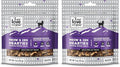 I AND LOVE AND YOU Meow & Zen Hearties Cat Treats - Chicken- Grain Free, Omega 3 & 6, Prebiotics, Filler Free, 4oz Bag (Pack of 2)