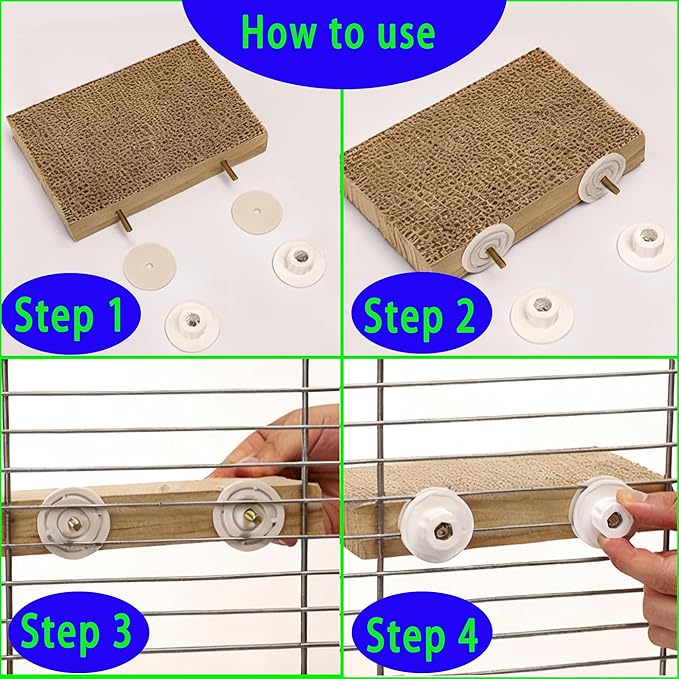 12.4in Large Paper Bird Toys, Bird Platform, Parrot Toy, Help Birds Clean Beak, Release Stress, Reduce Boredom - Suitable for Macaws, Small Parakeets, and Other Small to Medium-Sized Pet Birds