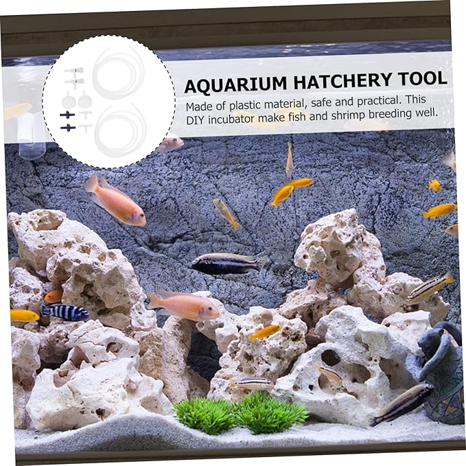 Complete Shrimp Hatchery Set 2 Packages of Soda Bottle DIY Kit Accessories for Brine Shrimp Eggs